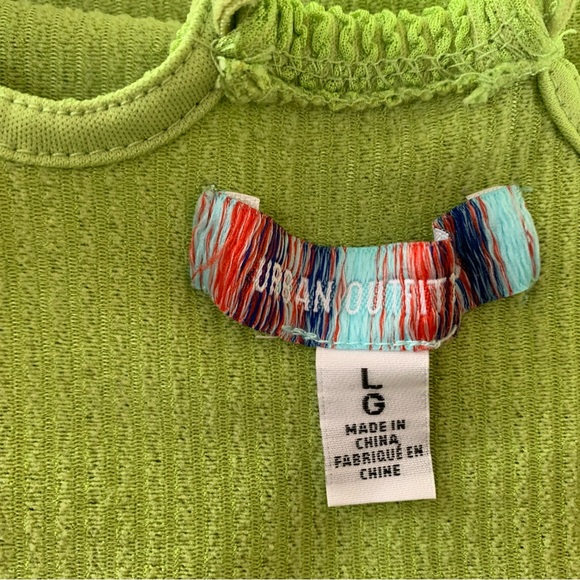 Urban Outfitters Lime Green Women's Mini Dress - Picture 4 of 8